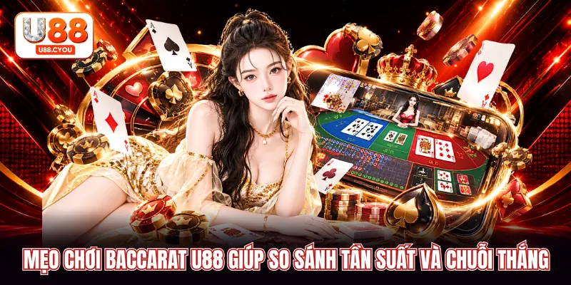Mẹo chơi baccarat U88 giúp so sánh tần suất và chuỗi thắng